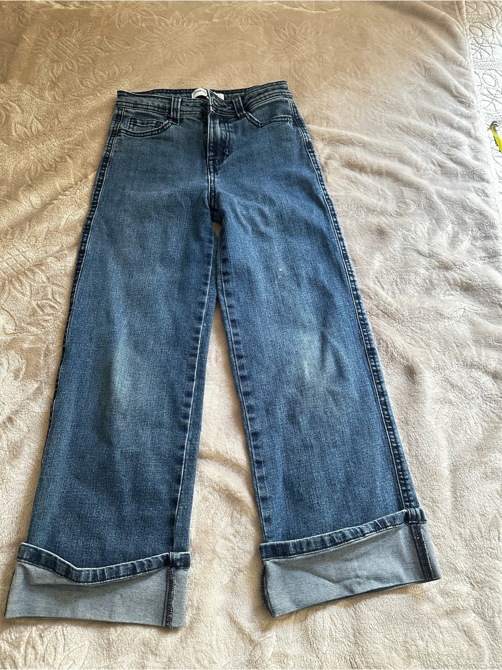 Celebrity Pink Kids Wide-Leg Jeans in Blue Wash